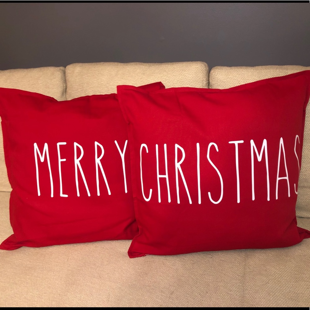 Rae Dunn Inspired Christmas Pillows